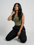 olive_green_model_sitting