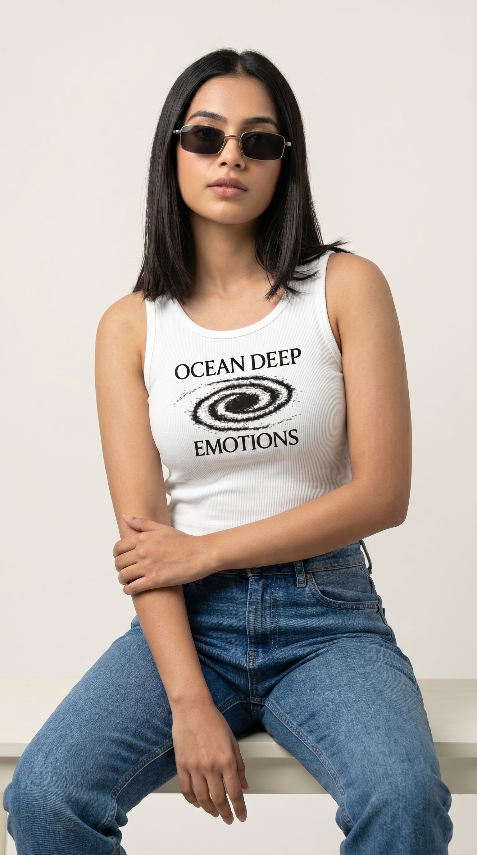 white_model_sitting